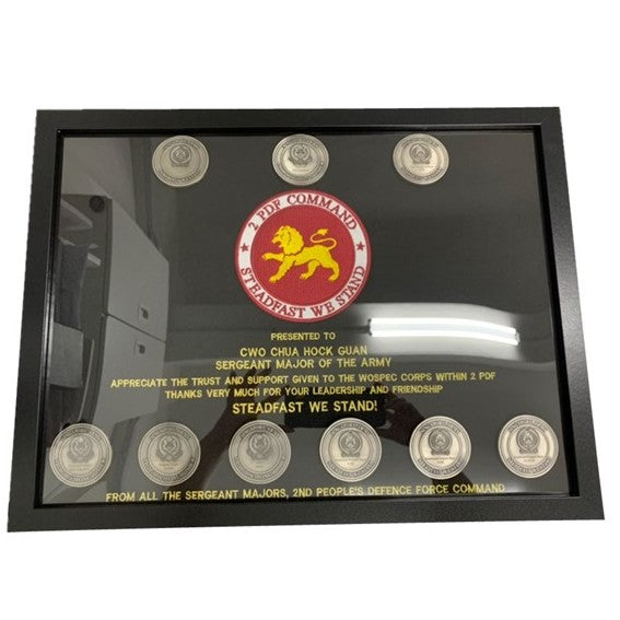 (Get a Quote) Customised Military Embroidery A2 Frame