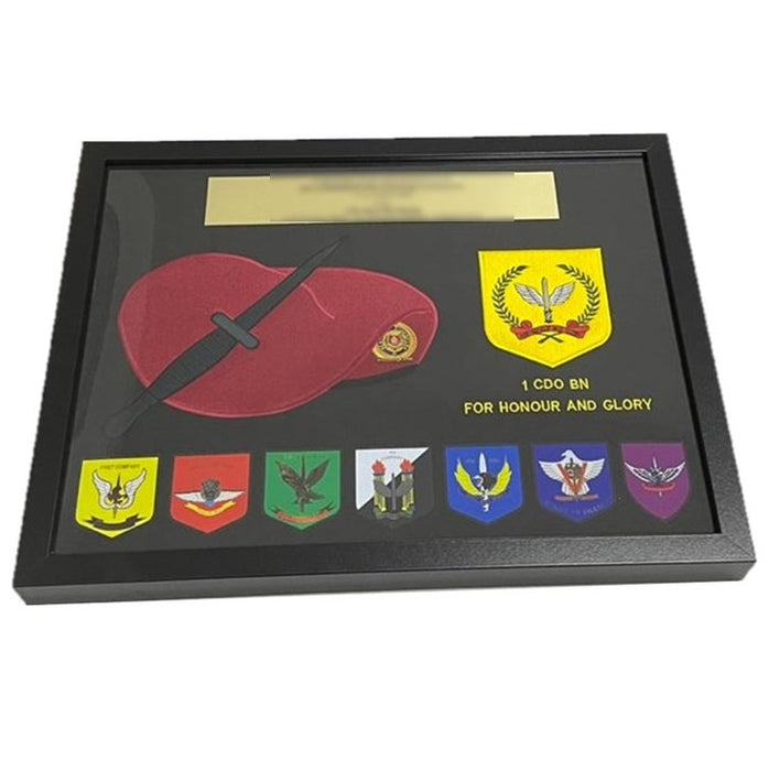 (Get a Quote) Customised Military Embroidery & Partial Printed Frame
