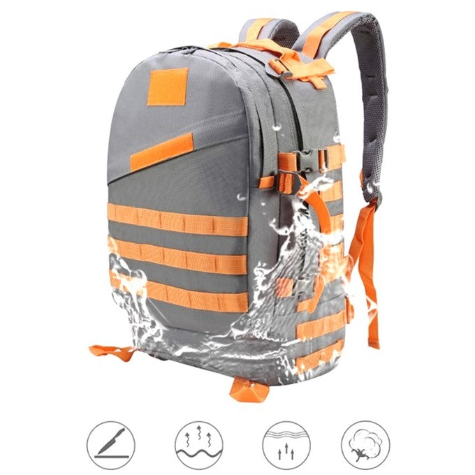 New Oxford Waterproof Student Backpack Outdoor Sports - Orange