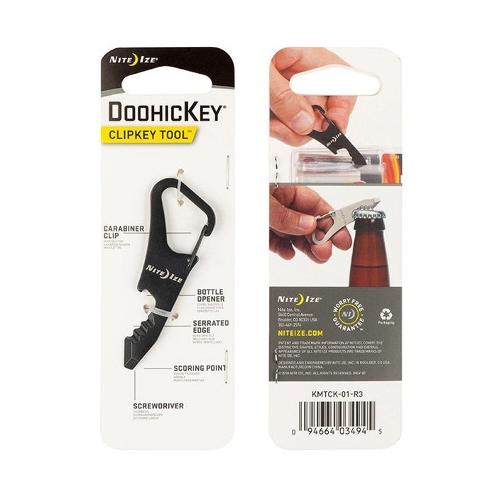 Niteize DoohicKey ClipKey Key Tool - Black