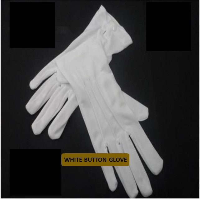 White Gloves Button