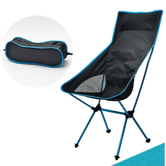 ½ Moon Foldable Chair, Sky Blue