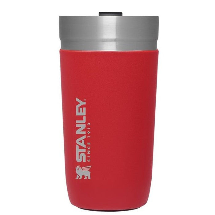 GO Series Vacuum Tumbler 470ml Hot Cold Insulated Thermos , Red Sky