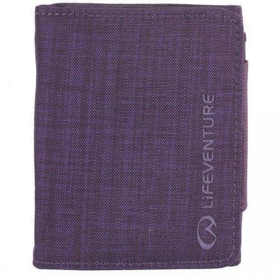 LifeVenture RFID Tri-Fold Wallet , Purple