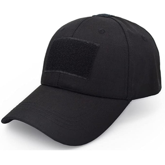 Velcro Cap , Black