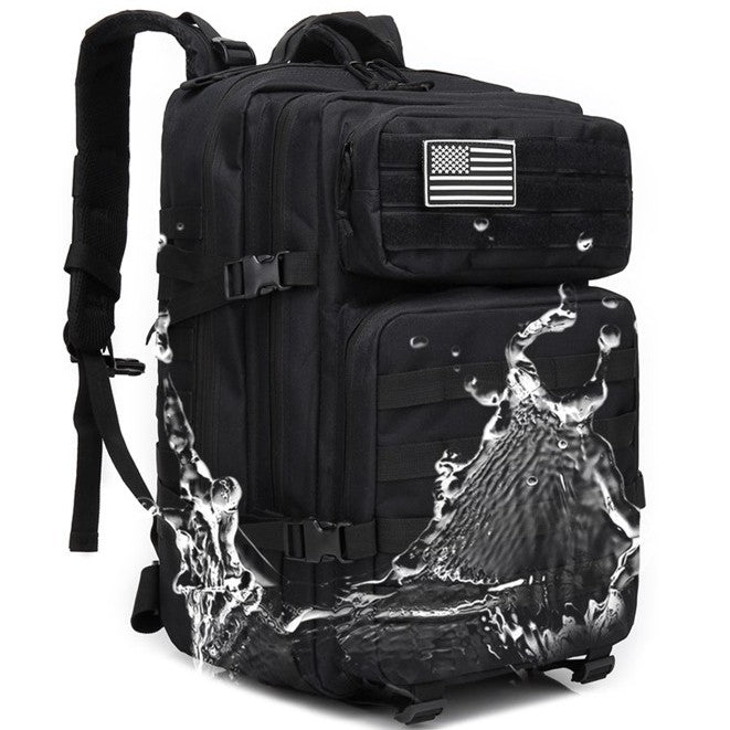 Outdoor Sports Backpack Mountaineering Backpack - Black