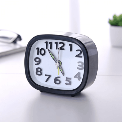 Alarm Clock Rectangular Black 206