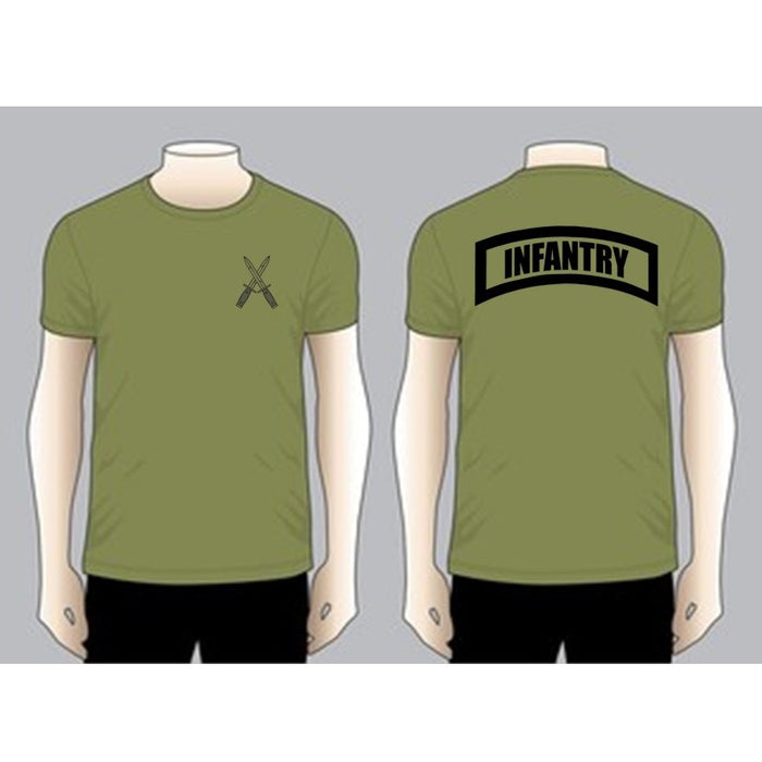 INFANTRY Olive Green Unit T-shirt