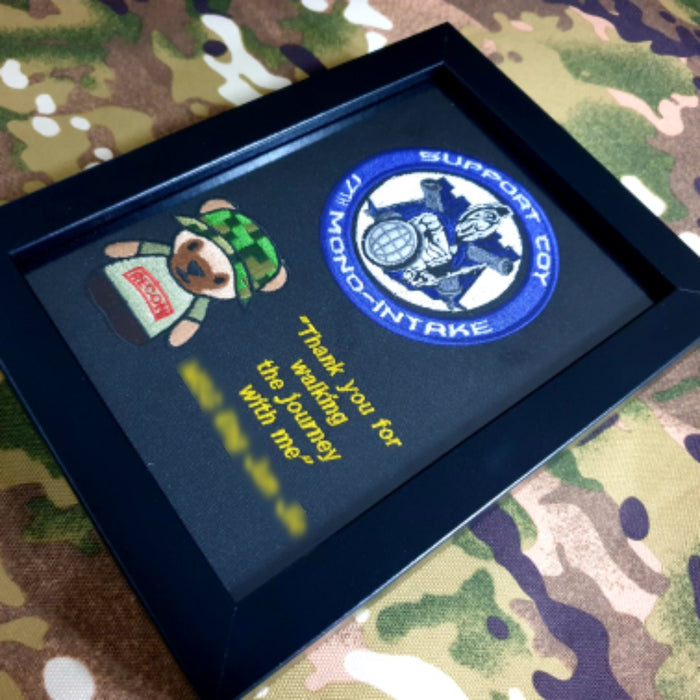(Get a Quote) Customised Military Embroidery Frame
