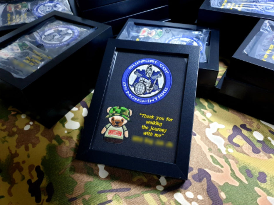(Get a Quote) Customised Military Embroidery Frame