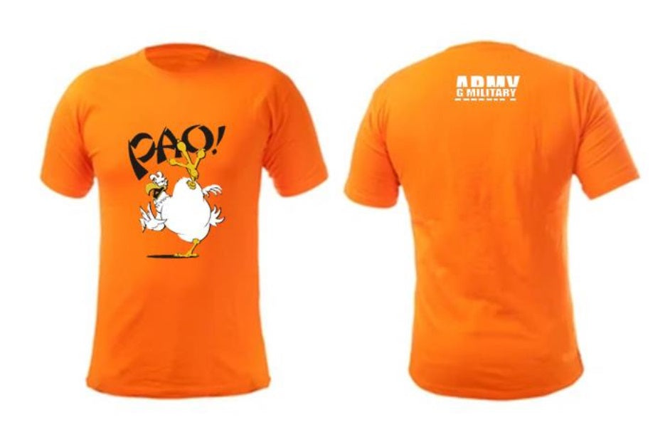KungPao Chicken Casual Short Sleeve T-Shirt Orange