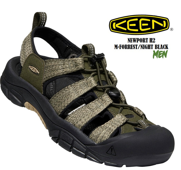KEEN NEWPORT H2 Men's Forest/Night Black Sandals