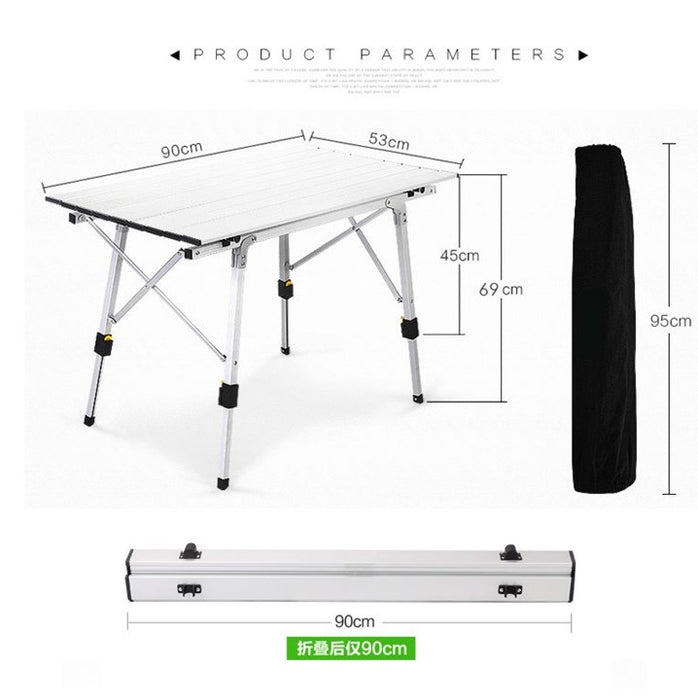 Luxury Aluminum Alloy folding table