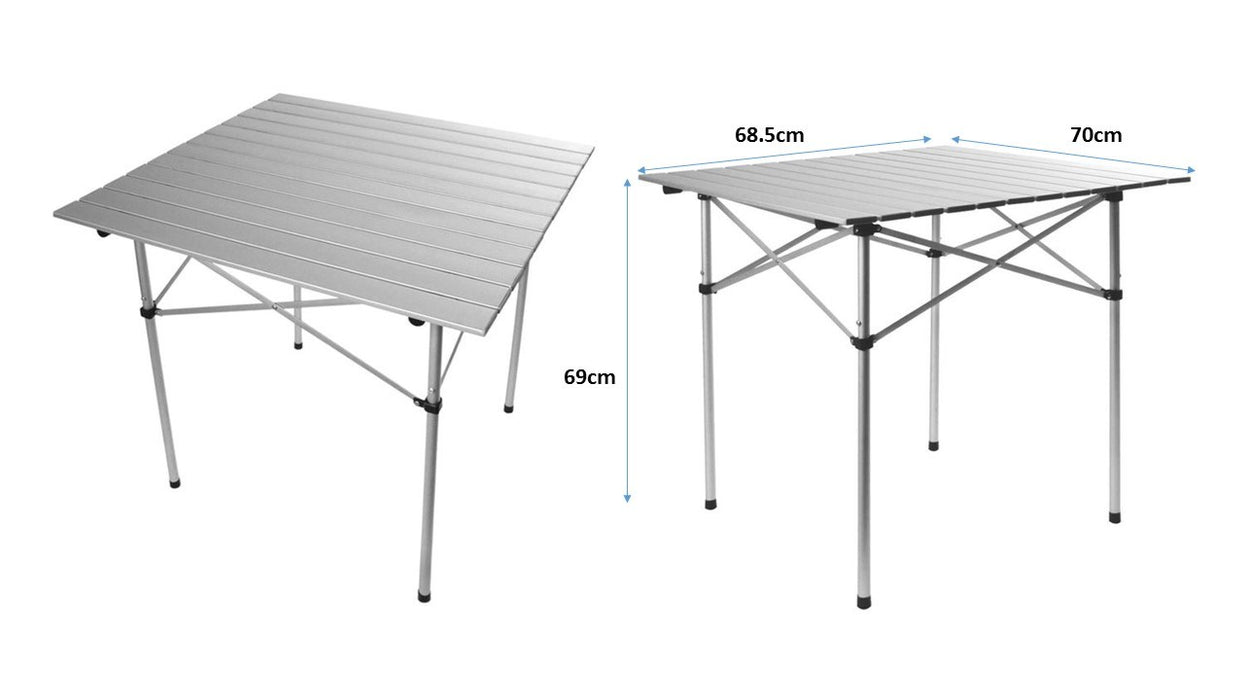 Aluminium Nut-shell Folding Camping Table