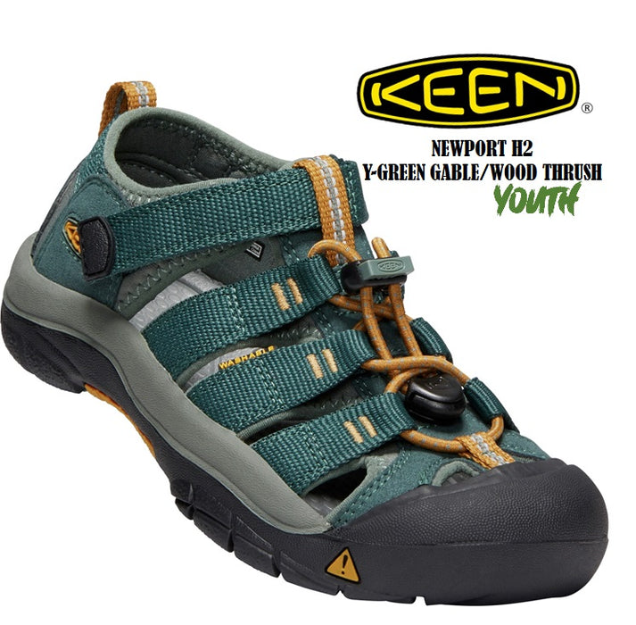 KEEN NEWPORT H2 Youth Green Gables/Wood Thrush Sandals