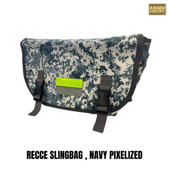 Recce Slingbag , Navy Pixelized