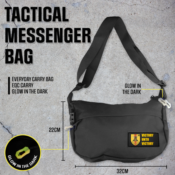 Tactical Messenger Bag (VICTORY UNTO VICTORY)