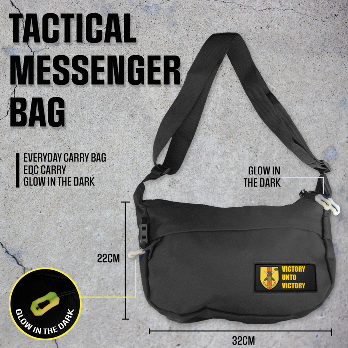 Tactical Messenger Bag VICTORY UNTO VICTORY