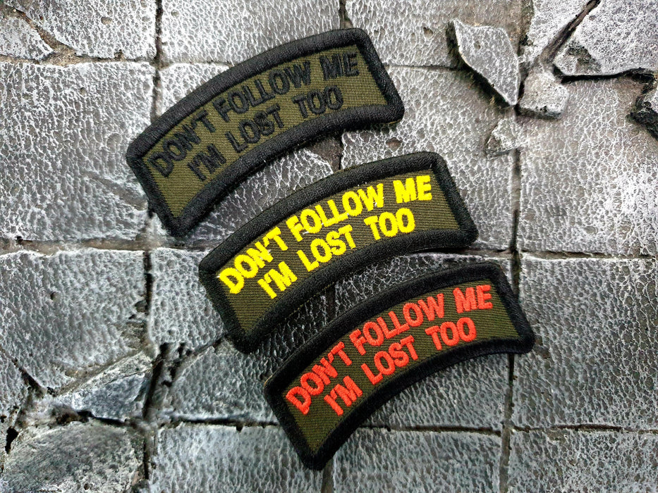 Customised Embroidery Curved Tag