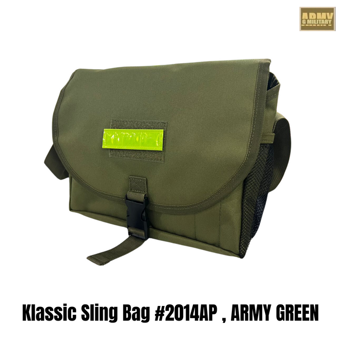 Klassic Sling Bag #2014AP, Army Green