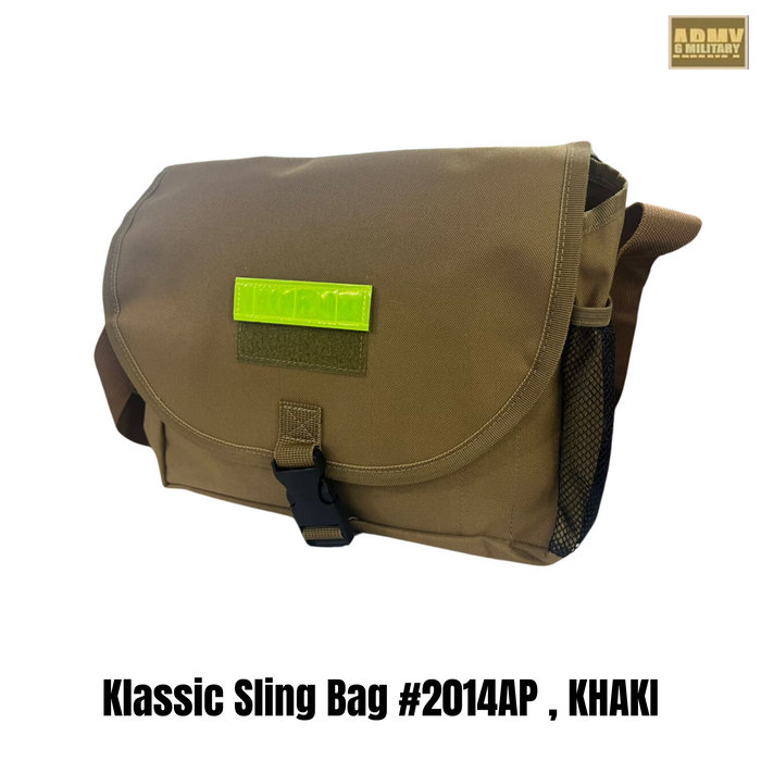 Klassic Sling Bag #2014AP , Khaki.