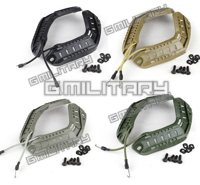 WoSporT Rail tactique pour casque RAPIDE guide montage sur