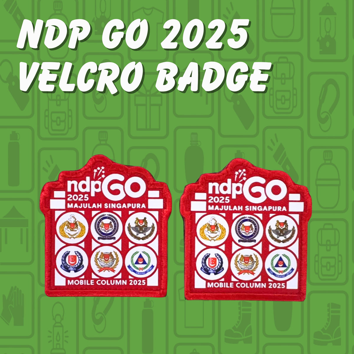 NDP GO 2025 Velcro Badge — G MILITARY