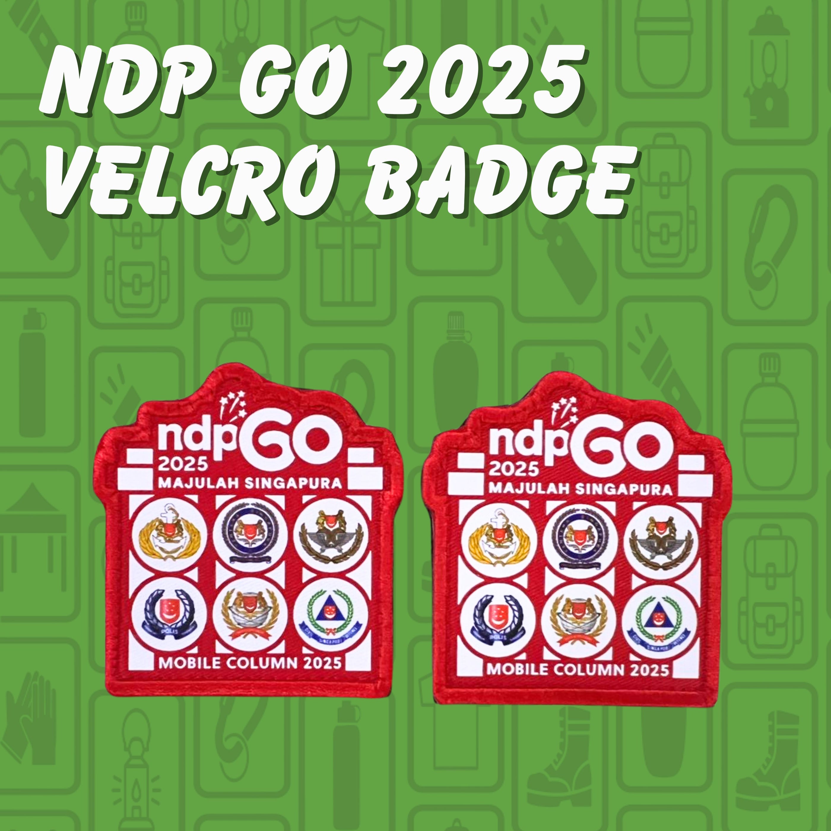 NDP GO 2025 Velcro Badge — G MILITARY