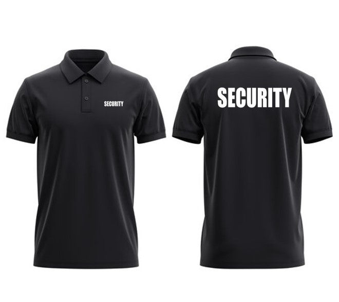 SECURITY Dri-Fit Polo T-shirt Black