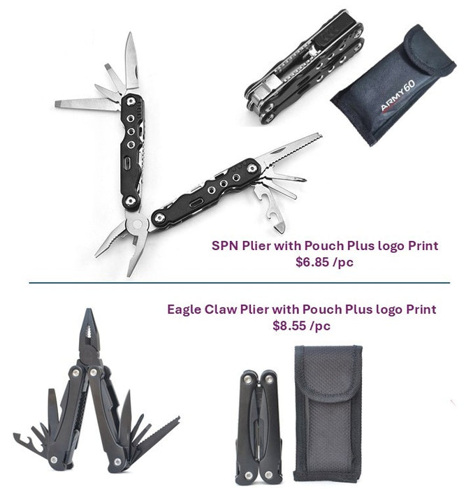 (Get A Quote) Plier with Pouch Logo Print