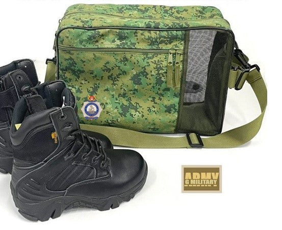 NCC Boots Carrier Bag - Pixelised Green