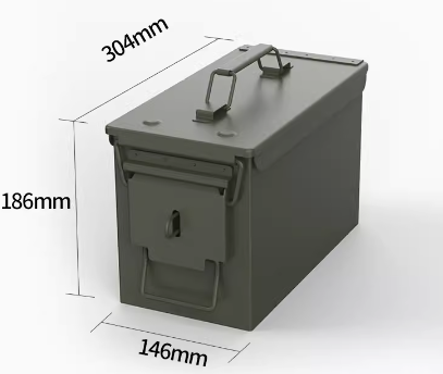 Ammo Portable Heavy Duty Military Metal Box