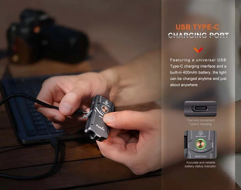Fenix E03R V2.0 Keychain Flashlight