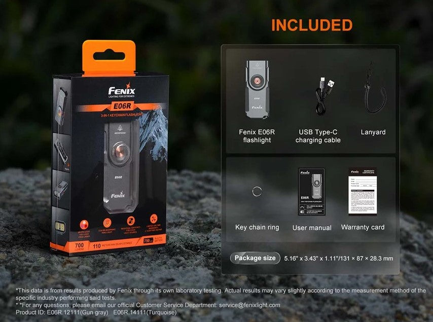 Fenix E06R Rechargeable EDC Flashlight