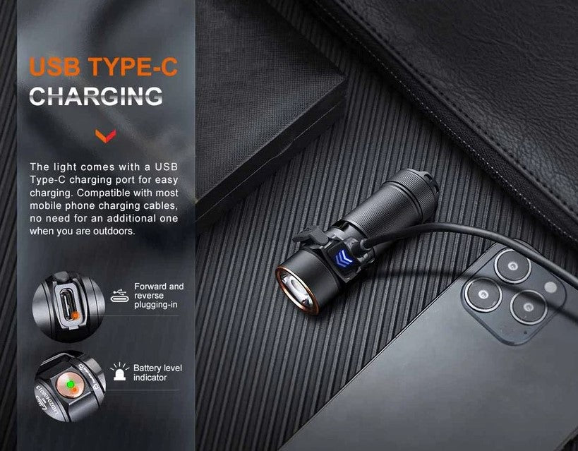 Fenix E18R V2.0 Rechargeable EDC Flashlight