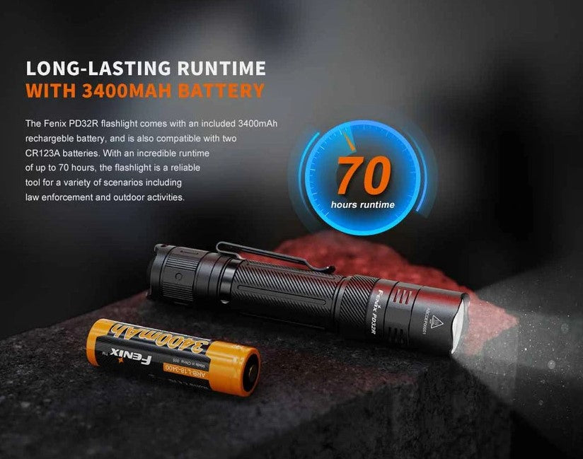 Fenix PD32R Rechargeable Flashlight