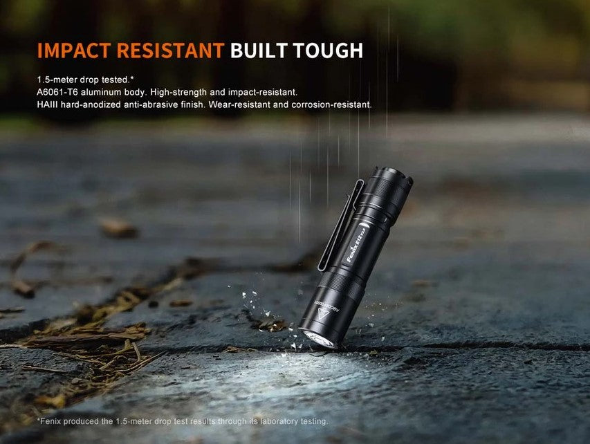 Fenix E12 V3.0 AA-Powered EDC Flashlight