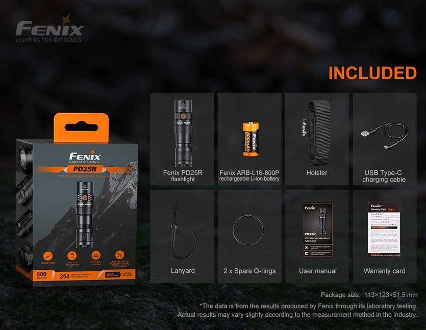 Fenix PD25R Rechargeable EDC Flashlight