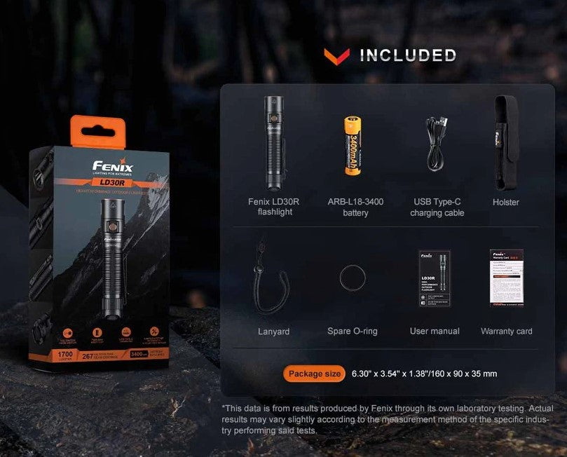 Fenix LD30R Rechargeable Flashlight