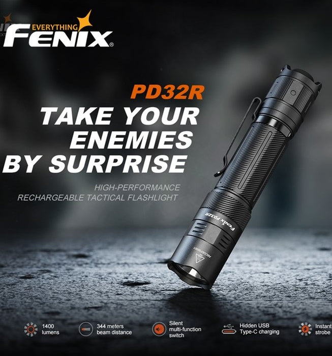 Fenix PD32R Rechargeable Flashlight