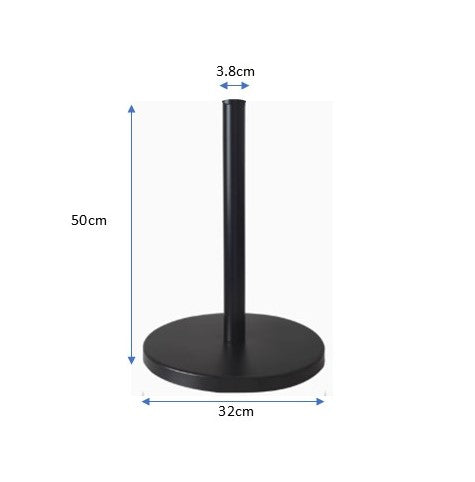 Flag Pole Holder Stand (Black)