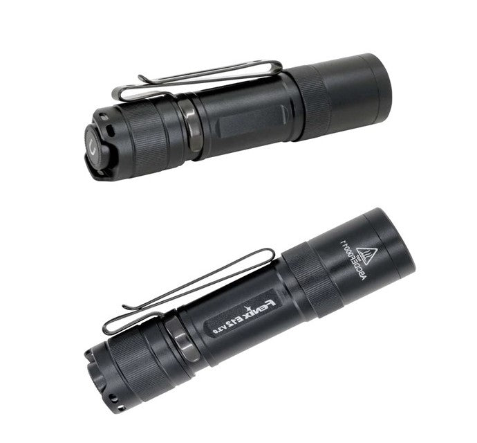 fenix e12 v2.0 aa flashlight black Fenix E12 V3.0 AA-Powered EDC Flashlight — G MILITARY