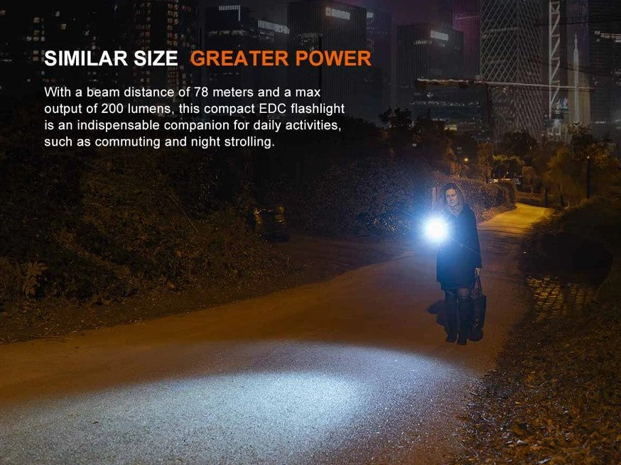 Fenix E12 V3.0 AA-Powered EDC Flashlight