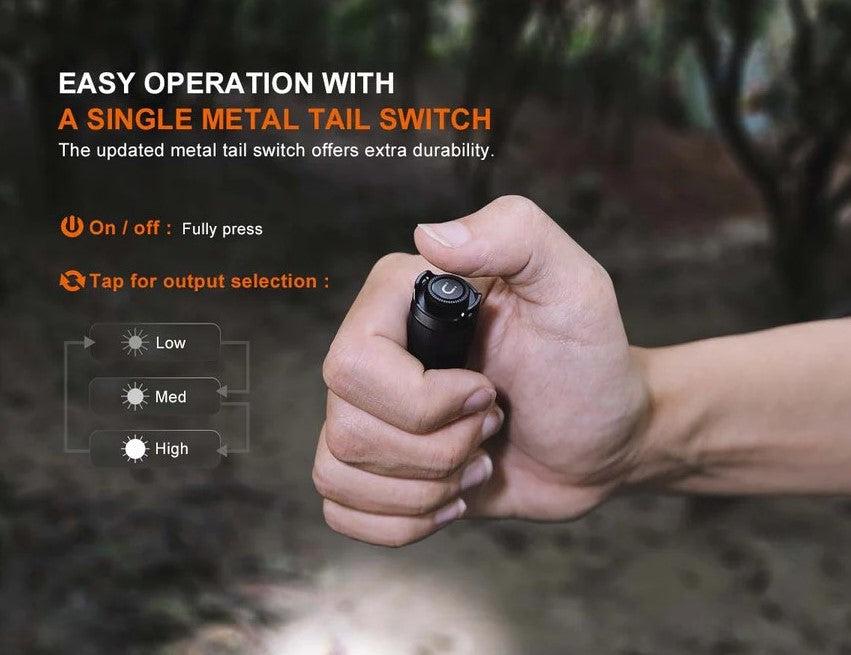 Fenix E12 V3.0 AA-Powered EDC Flashlight