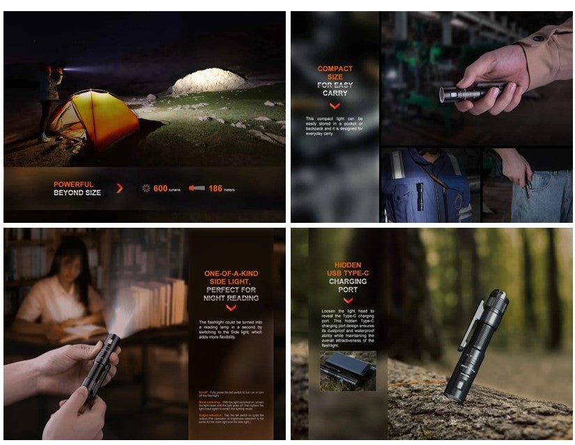 Fenix LD12R Rechargeable EDC Flashlight