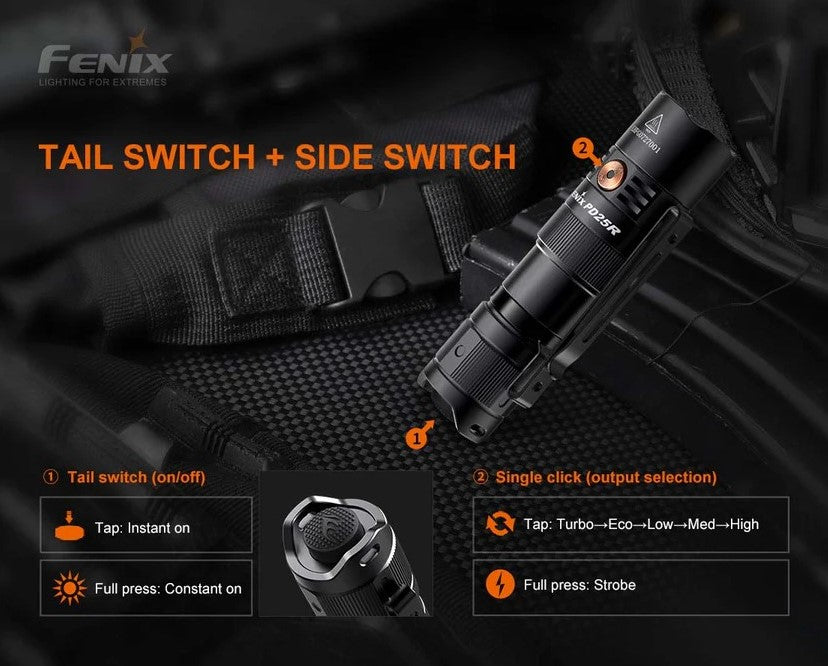Fenix PD25R Rechargeable EDC Flashlight