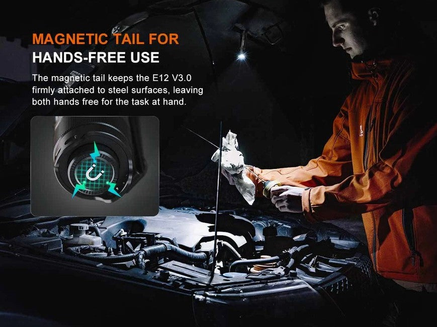 Fenix E12 V3.0 AA-Powered EDC Flashlight