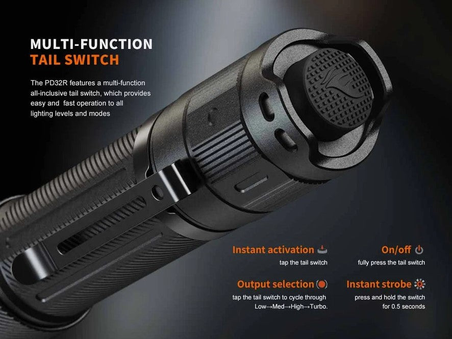Fenix PD32R Rechargeable Flashlight