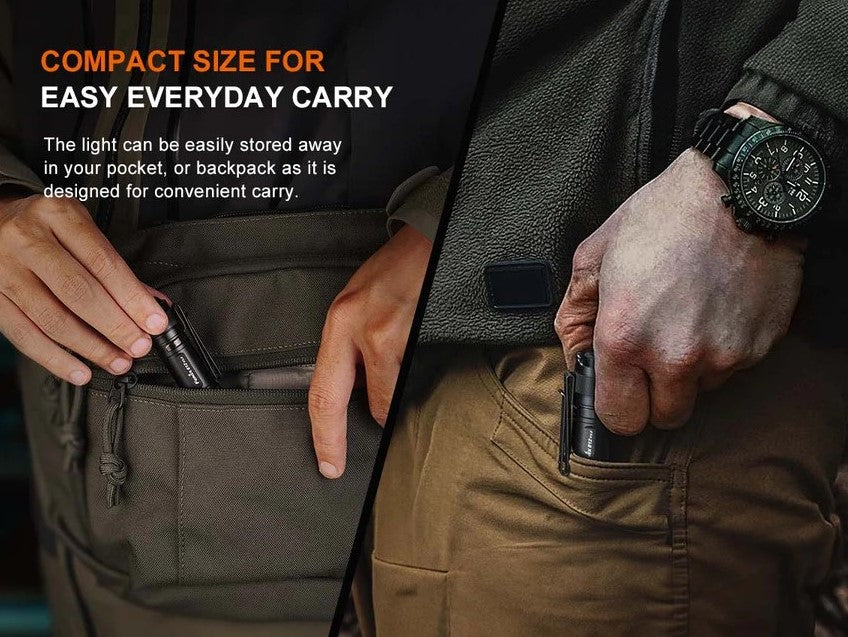 Fenix E12 V3.0 AA-Powered EDC Flashlight