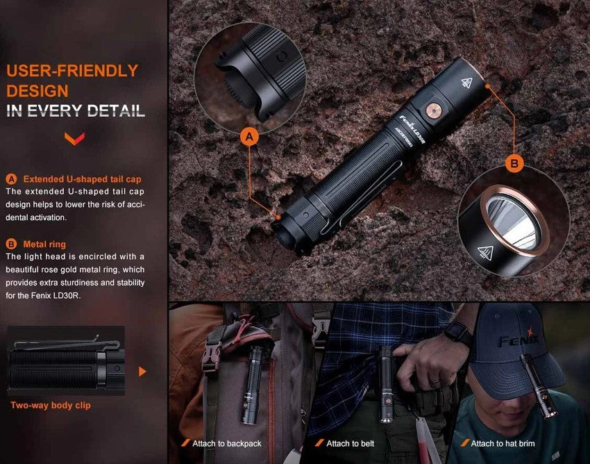 Fenix LD30R Rechargeable Flashlight